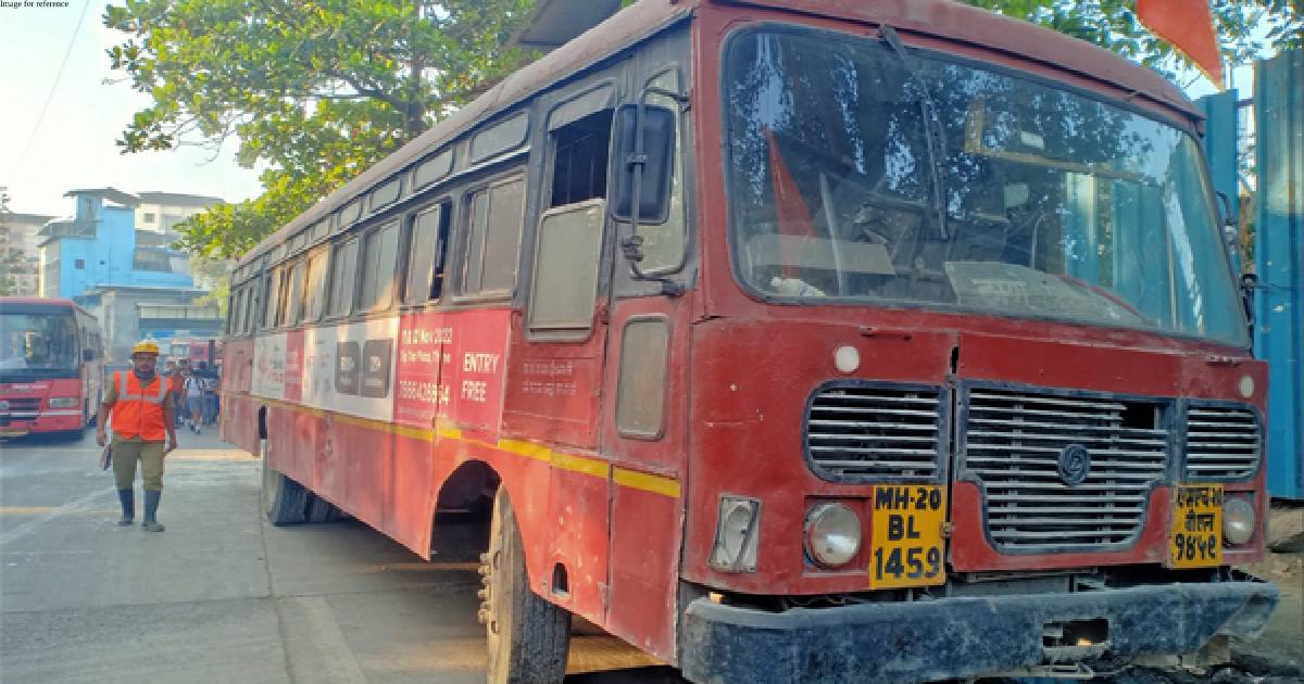 MSTC bus catches fire due to short circuit, no casualty